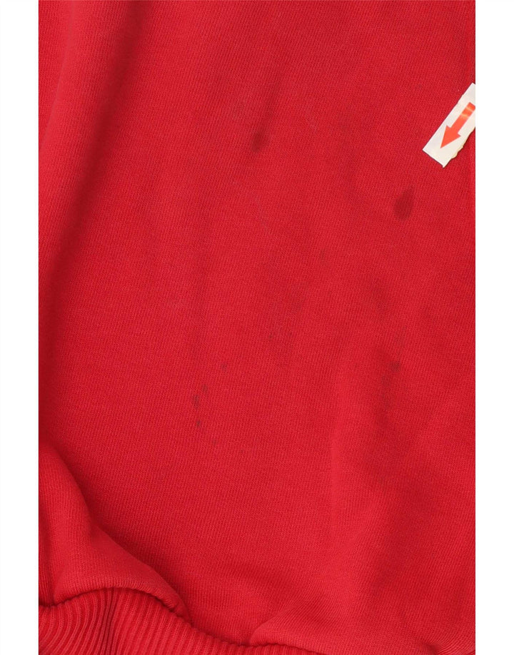 Suéter feminino Marks & Spencer com ajuste relaxado Reino Unido 16/18 grande vermelho
