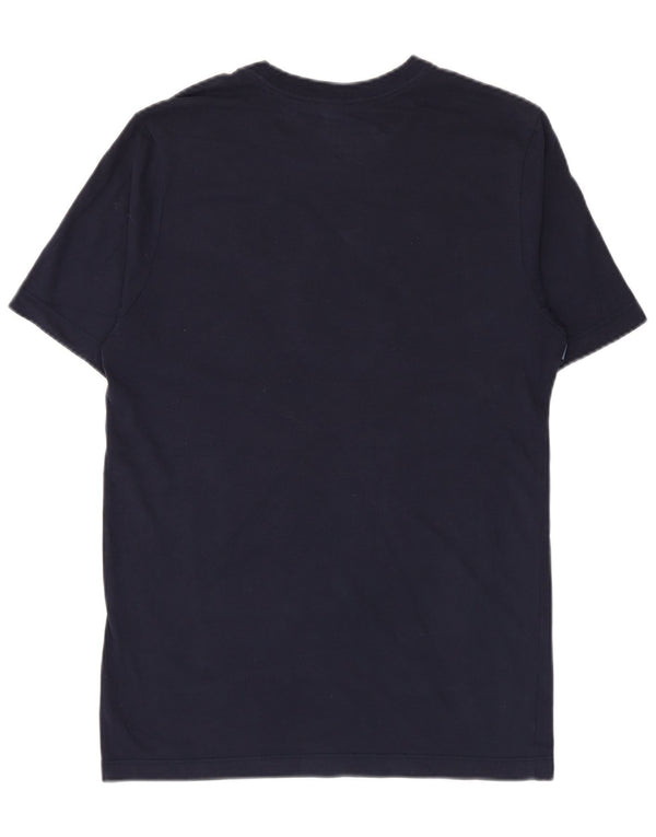 Camiseta Nike Masculina Dri Fit Graphic Top Pequena Camuflagem Azul Marinho