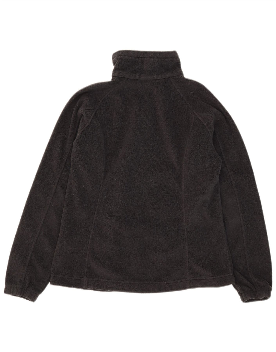 Jaqueta de lã feminina COLUMBIA UK 16 grande poliéster preto