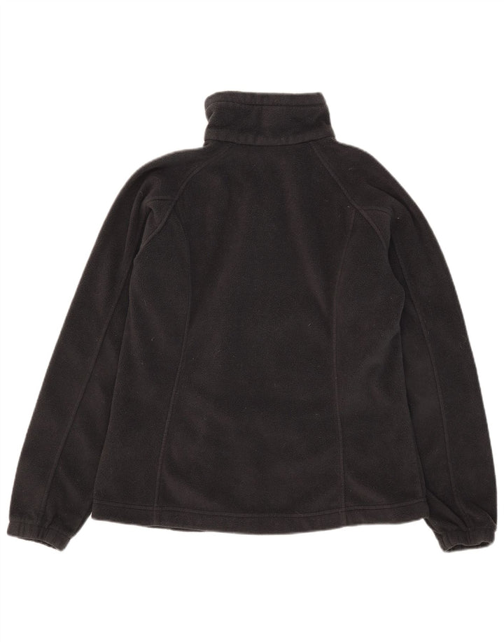 Jaqueta de lã feminina COLUMBIA UK 16 grande poliéster preto