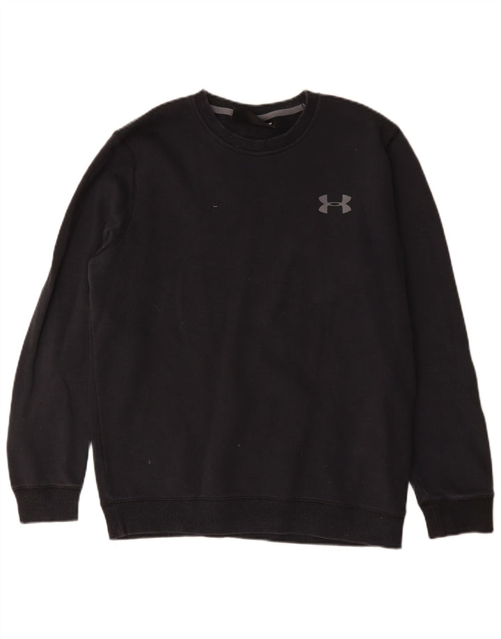 Under Armour Masculino Cold Gear Moletom Jumper Médio Algodão Preto
