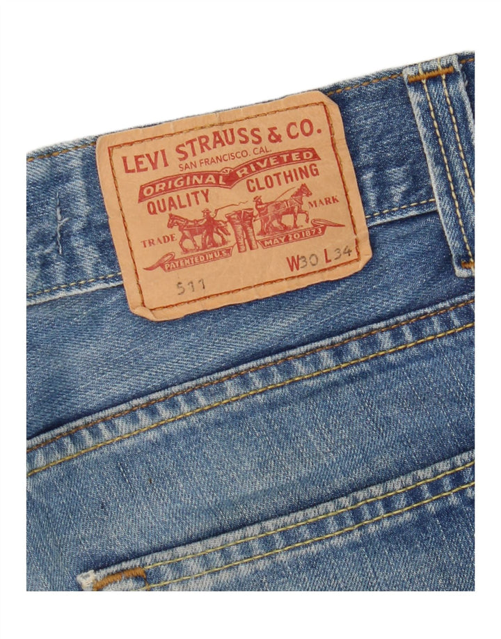Jeans Levis 511 Slim Feminino W30 L28 Azul