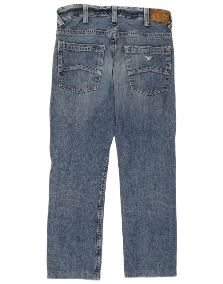 Jeans retos femininos Armani W32 L29 algodão azul