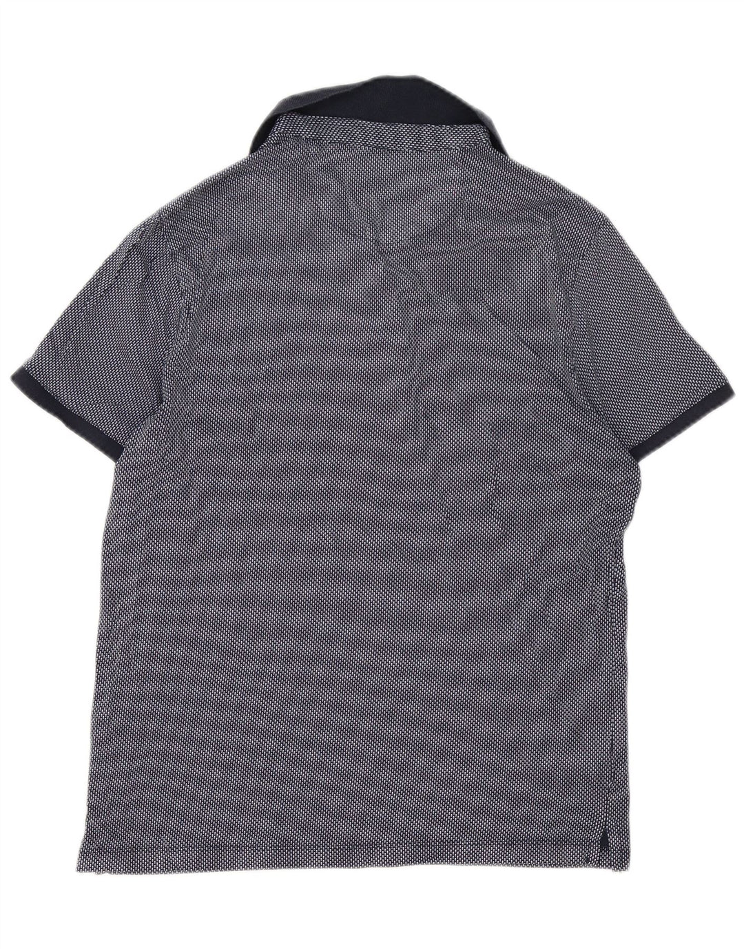 Camisa polo masculina Michael Kors médio algodão guingão azul marinho