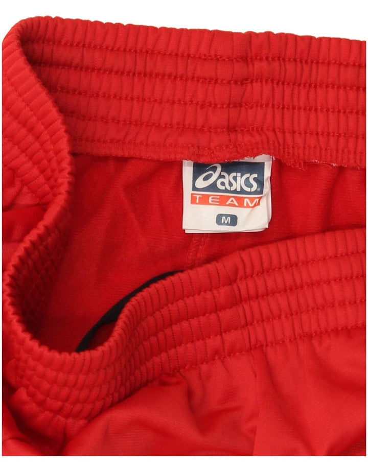 Calça feminina Asics Graphic Tracksuit UK 12 poliéster vermelho médio