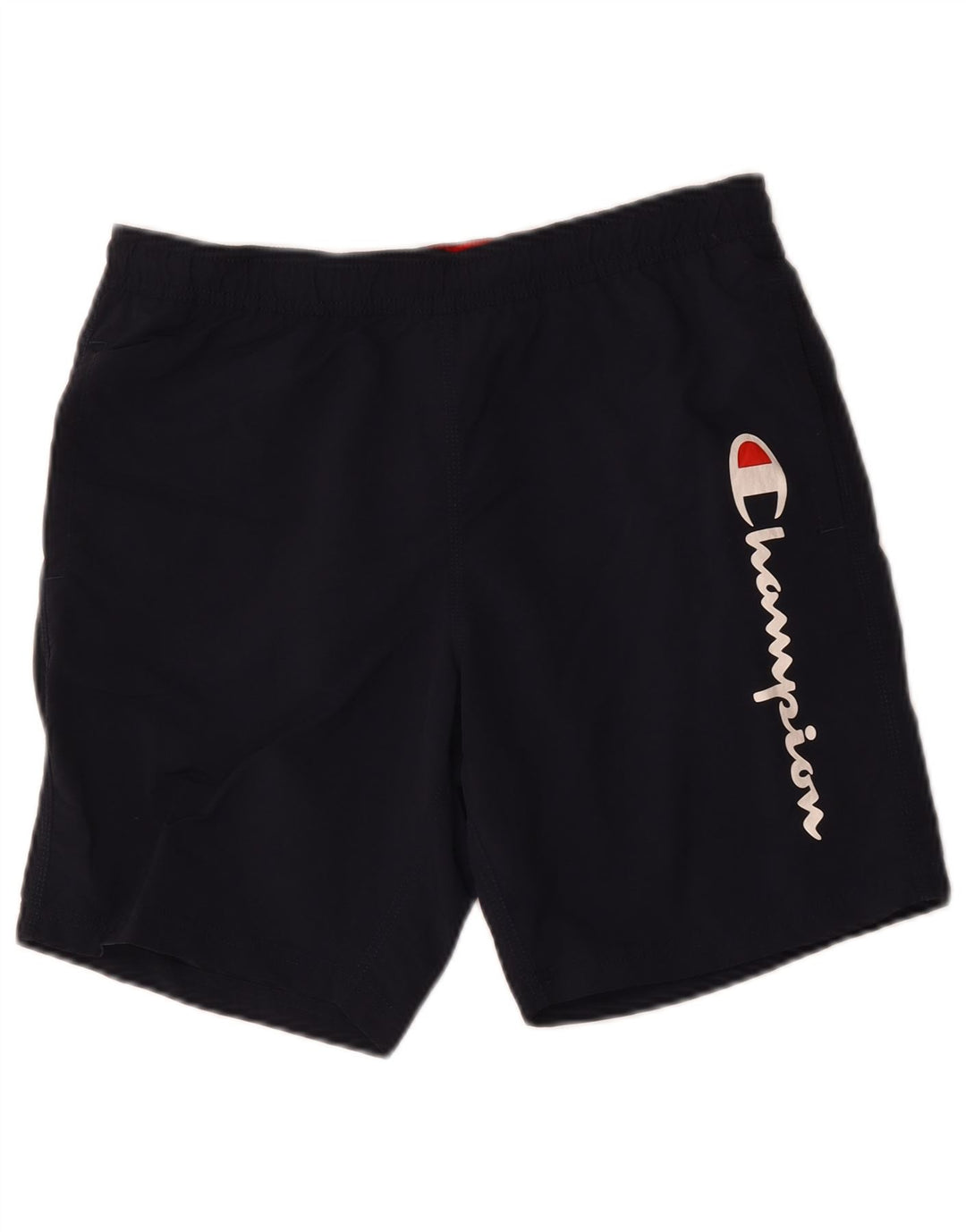Shorts de natação masculino Champion Graphic azul marinho médio poliéster