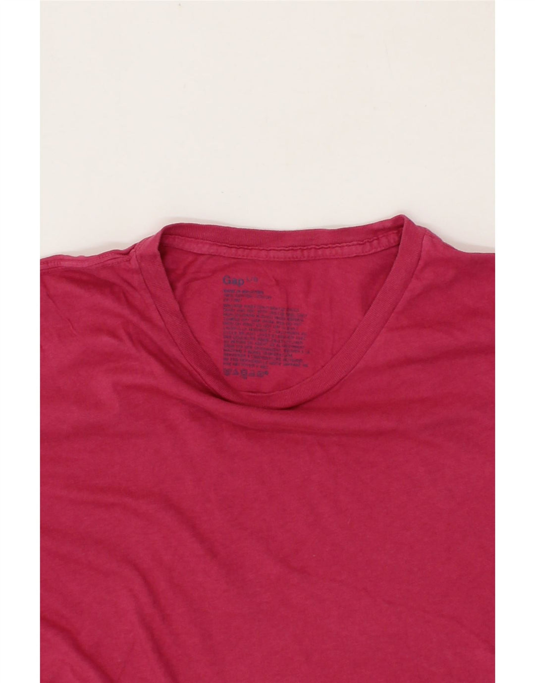 GAP Mens T-Shirt Top Large Pink Cotton Vintage Gap and Second-Hand Gap from Messina Hembry 