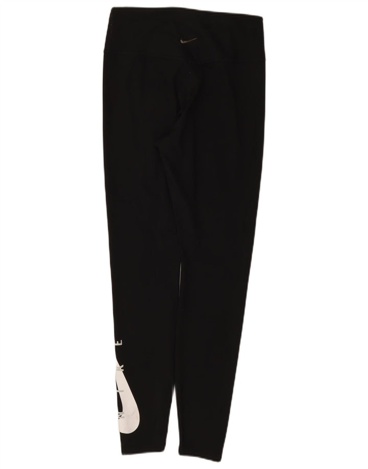 Leggings Nike Dri Fit Graphic UK 12 Médio Preto Poliéster