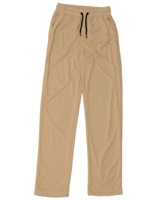 Calça de treino feminina Ellesse UK 8 poliéster bege pequeno