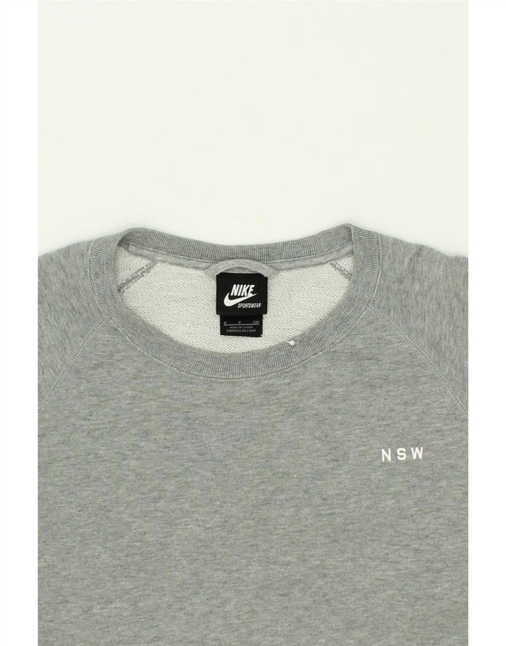 NIKE Mens Sweatshirt Jumper Small Grey Cotton Vintage Nike and Second-Hand Nike from Messina Hembry 