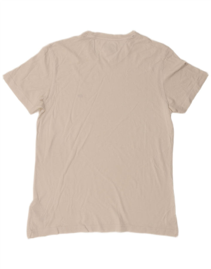 Camiseta masculina Tommy Hilfiger Top médio algodão branco