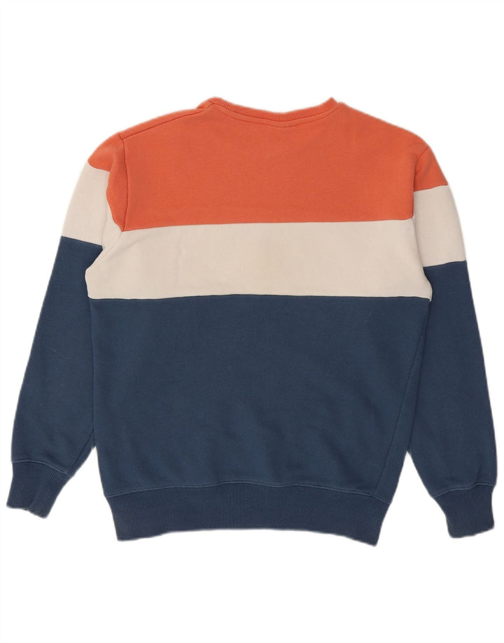 Ellesse moletom masculino gráfico jumper pequeno colorido bloco colorido