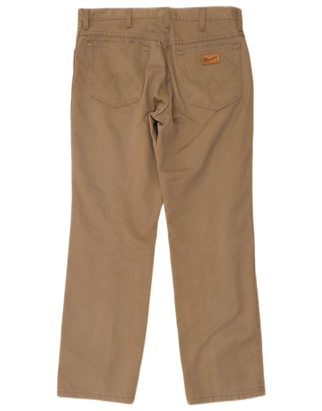 Calça casual reta masculina WRANGLER W34 L29 bege