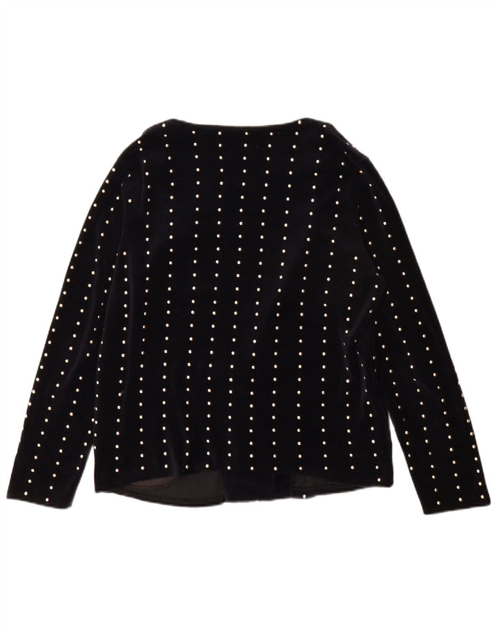 Jaqueta blazer feminina Zara Trafaluc com 1 botão Reino Unido 14 médio azul marinho manchado