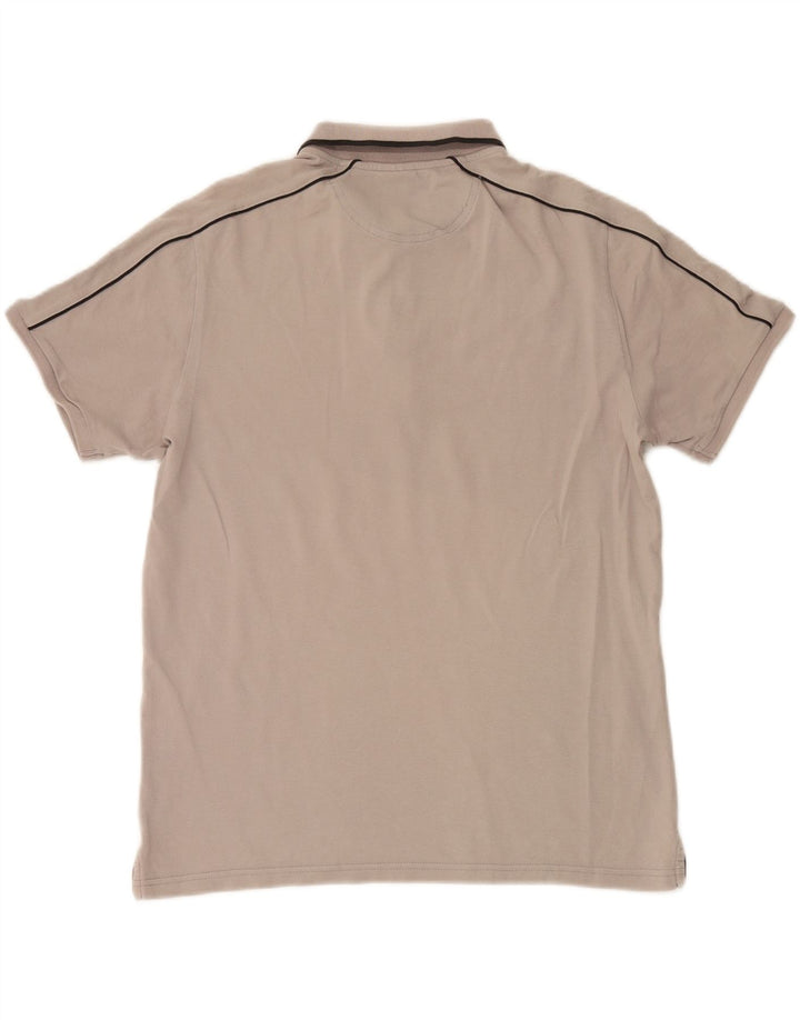 CHAMPION Mens Polo Shirt Large Grey Vintage Champion and Second-Hand Champion from Messina Hembry 