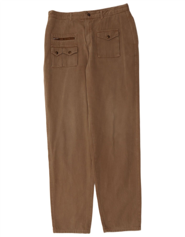 Calça cargo feminina VINTAGE cônica W32 L33 marrom