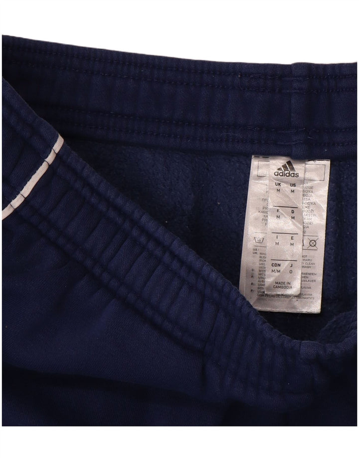 Adidas Mens Treino Calças Joggers Médio Azul Marinho Algodão