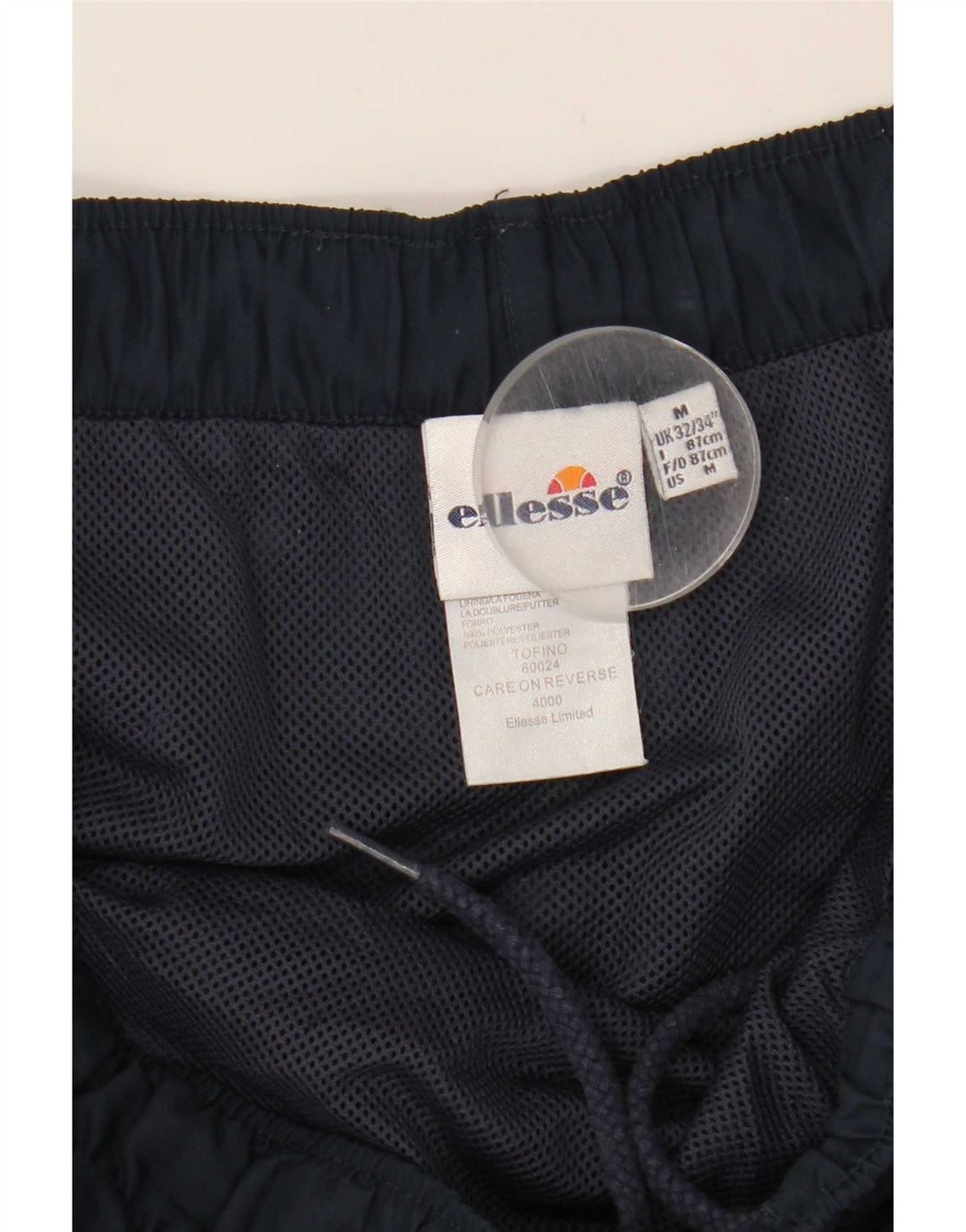 Ellesse Mens Sport Shorts Médio Azul Marinho Colourblock Poliéster