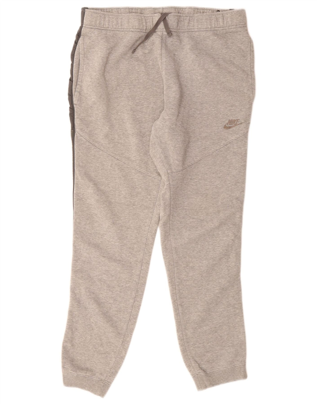 Calça de treino masculina Nike joggers cinza médio algodão