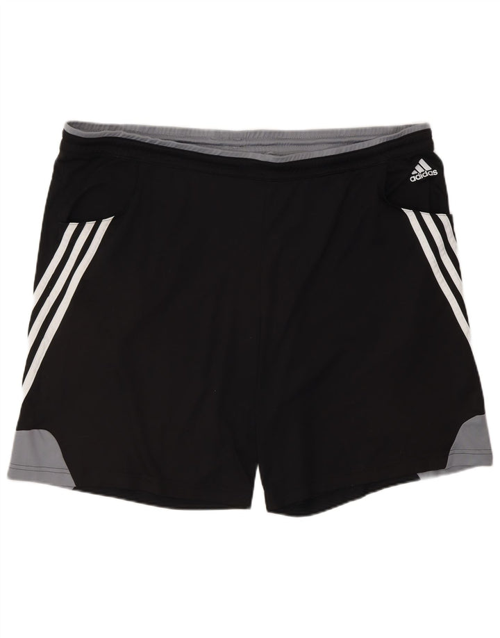 Shorts esportivos masculinos ADIDAS XL preto colorblock poliéster