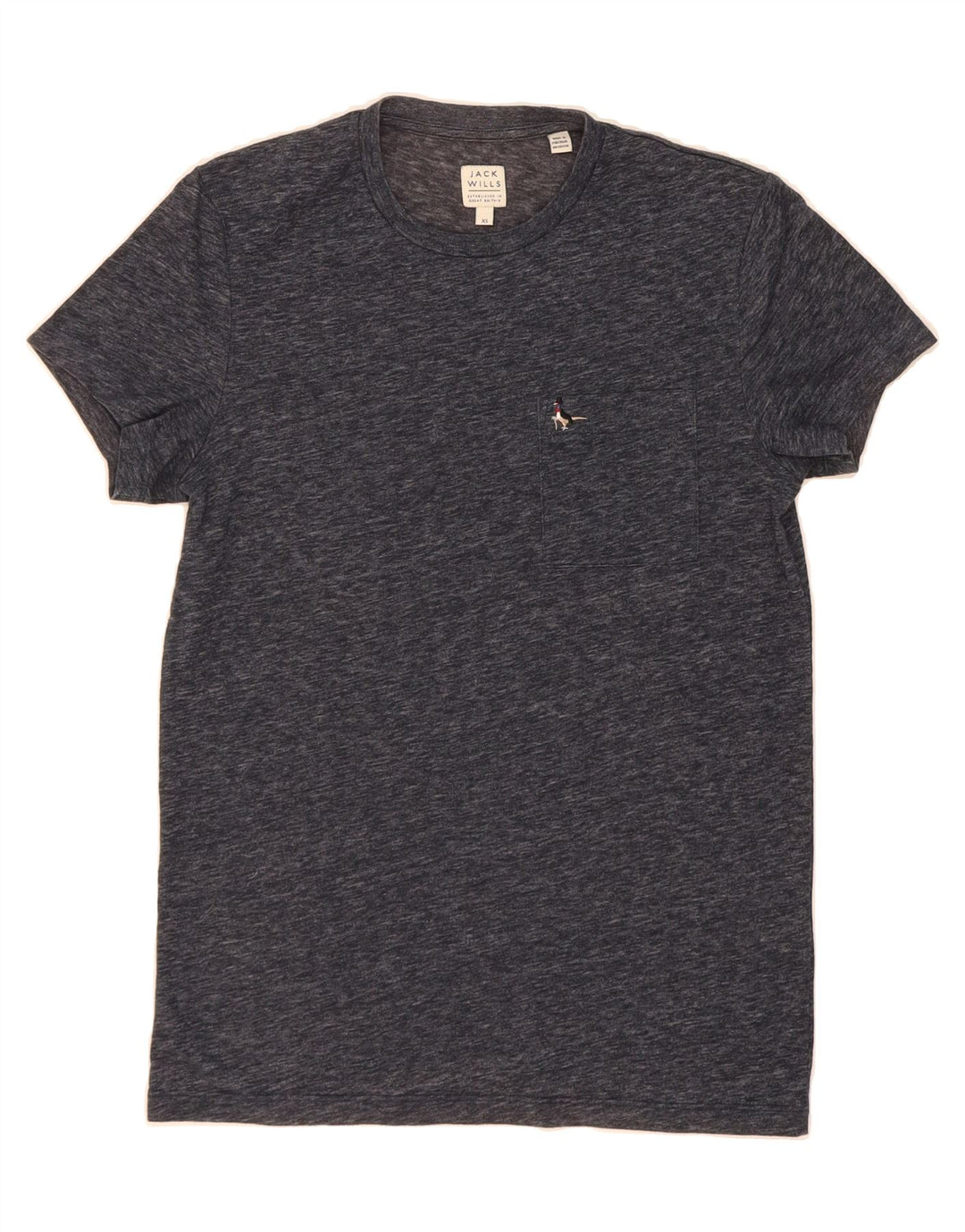 JACK WILLS Mens T-Shirt Top XS Navy Blue Cotton Vintage Jack Wills and Second-Hand Jack Wills from Messina Hembry 
