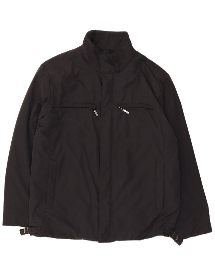 Revestimento corta-vento masculino Ivy Oxford IT 50 grande poliéster preto