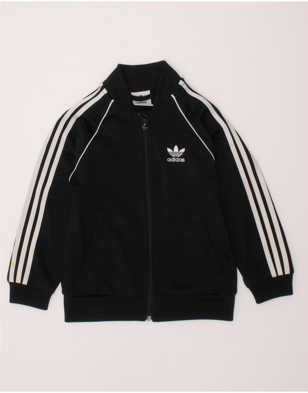 Casaco de treino Adidas Boys 2-3 anos preto poliéster
