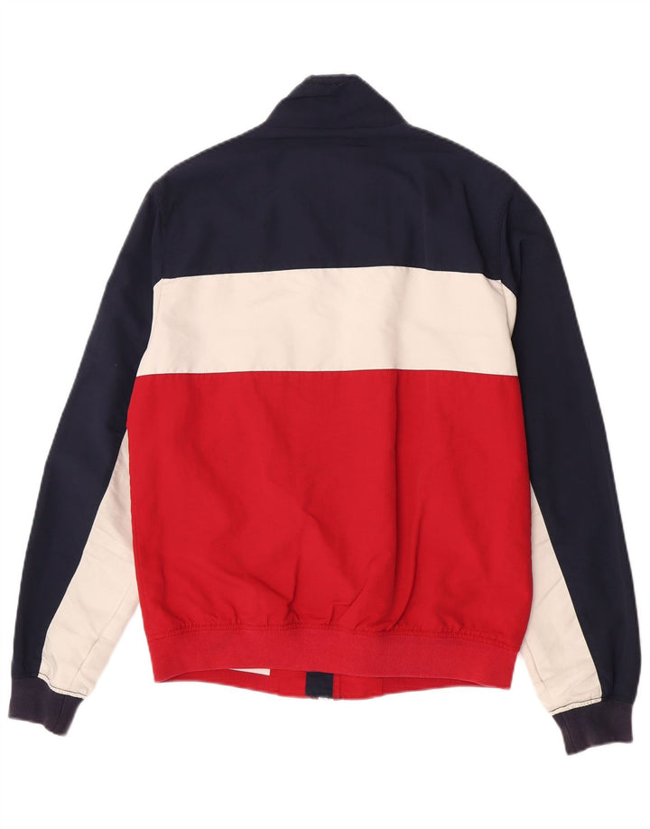 Jaqueta bomber masculina Tommy Hilfiger Reino Unido 38 bloco colorido médio multicolorido