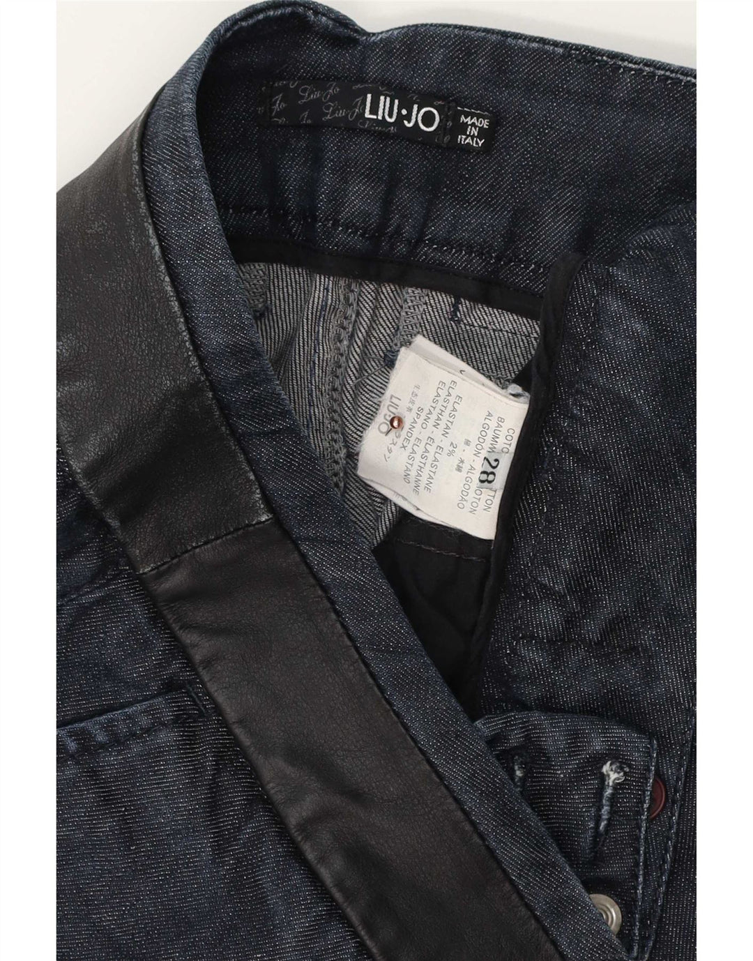Liu Jo Jeans Slim Feminino W28 L29 Algodão Azul Marinho