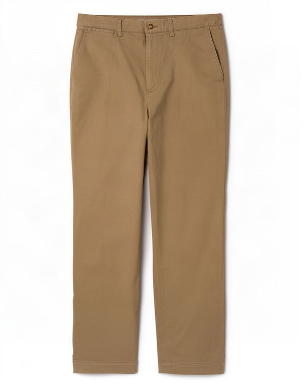 Polo Ralph Lauren Calça Chino Masculina Reta W34 L34 Algodão Cáqui