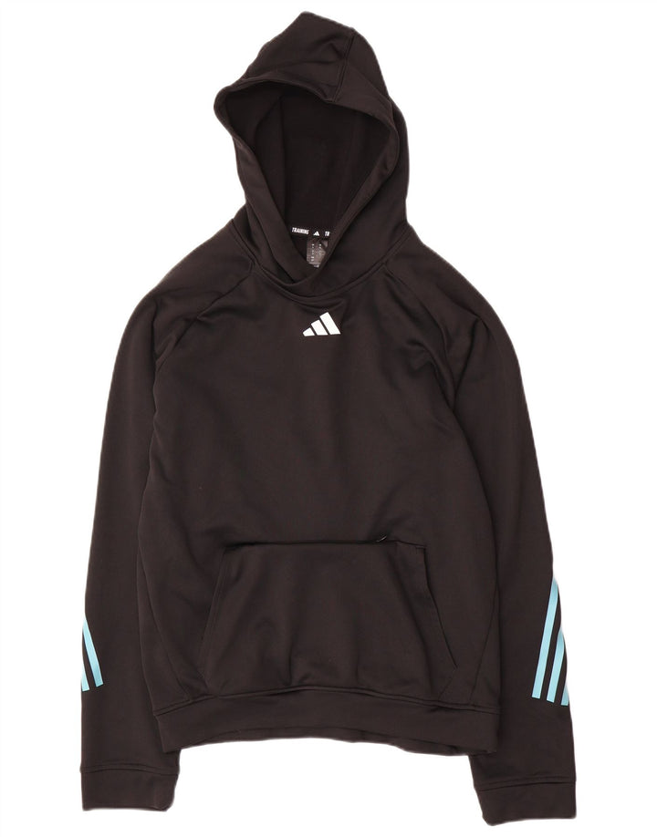 Adidas Mens Aeroready Hoodie Jumper Pequeno Poliéster Preto