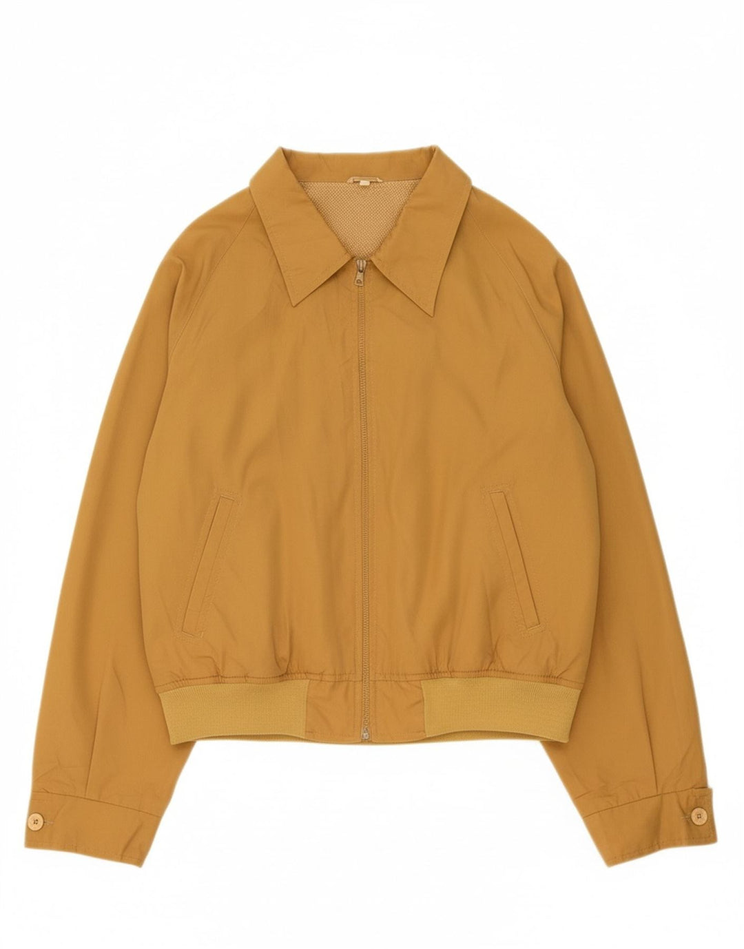 Jaqueta bomber feminina VINTAGE IT 58 5XL poliéster bege