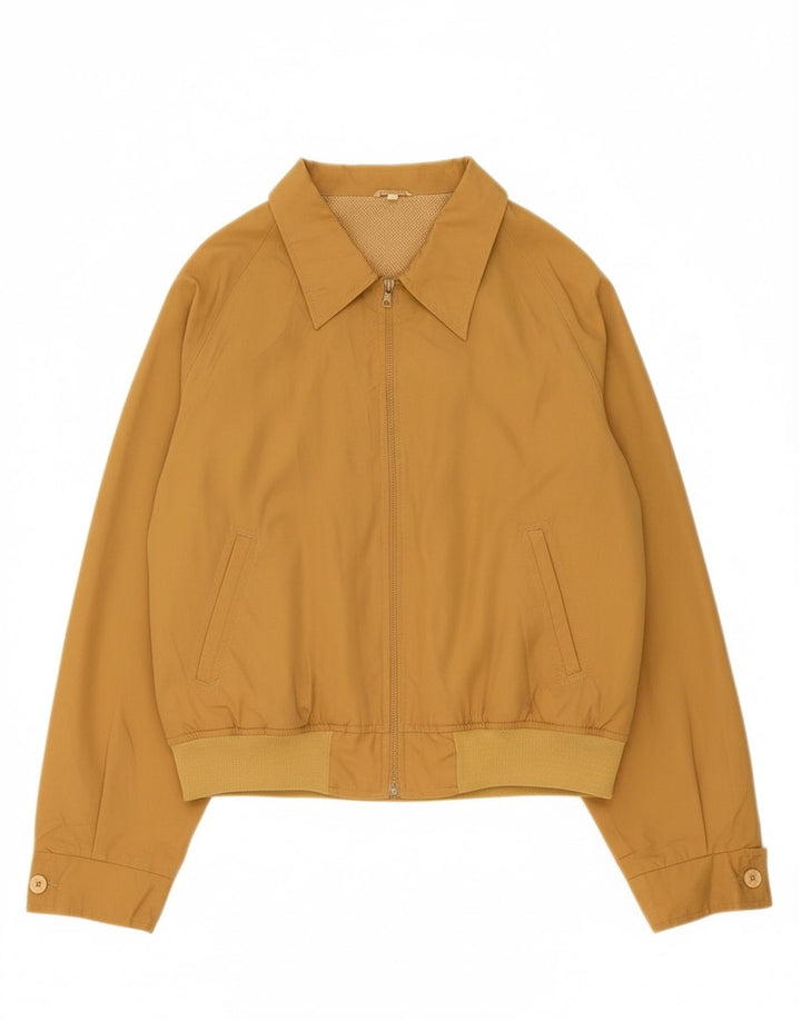 Jaqueta bomber feminina VINTAGE IT 58 5XL poliéster bege