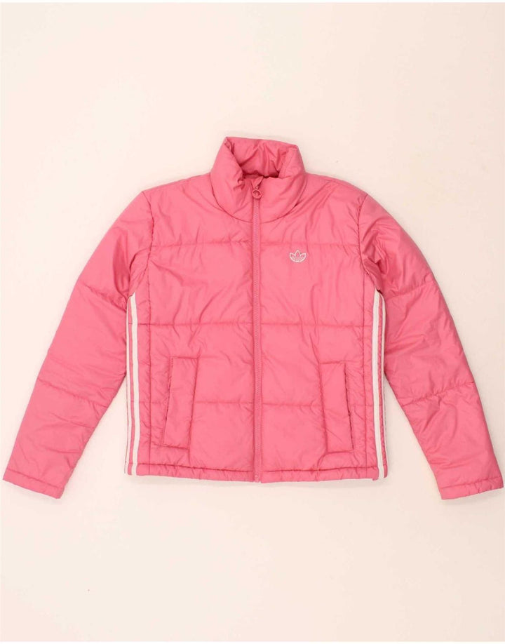 ADIDAS Womens Padded Jacket UK 4 XS Pink Polyester Vintage Adidas and Second-Hand Adidas from Messina Hembry 