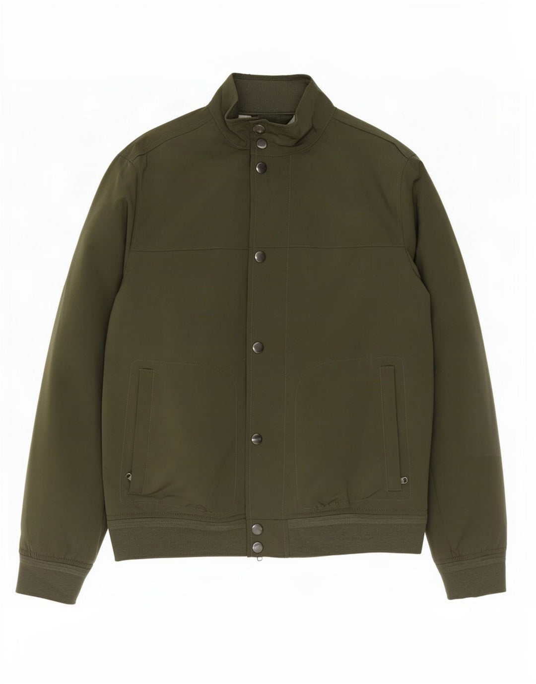 Jaqueta bomber masculina Marks & Spencer UK 38 poliéster cáqui médio