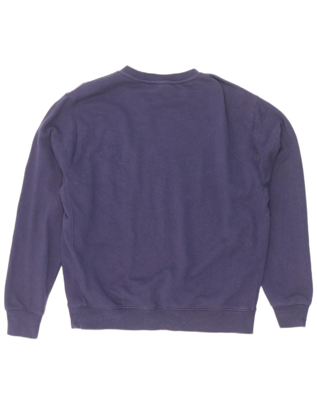 Nike feminino oversized moletom jumper UK 14 médio azul marinho algodão