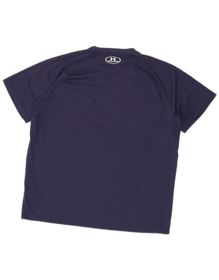 Camiseta masculina Under Armour grande poliéster azul marinho
