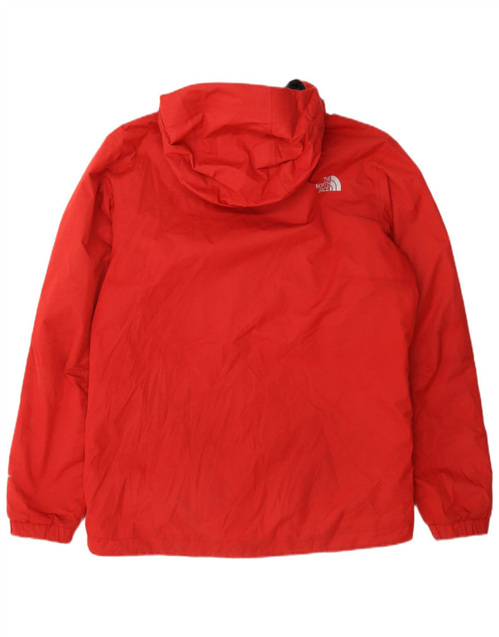 Jaqueta corta-vento masculina com capuz The North Face Reino Unido 38 poliéster vermelho médio