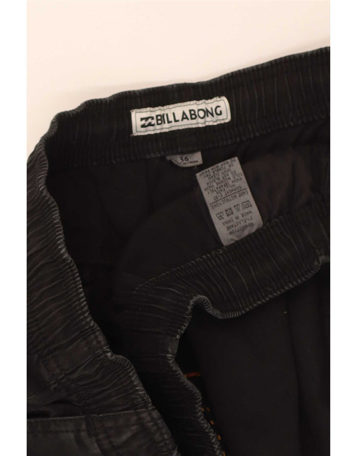 Billabong Mens Chino Shorts W36 Grande Algodão Preto