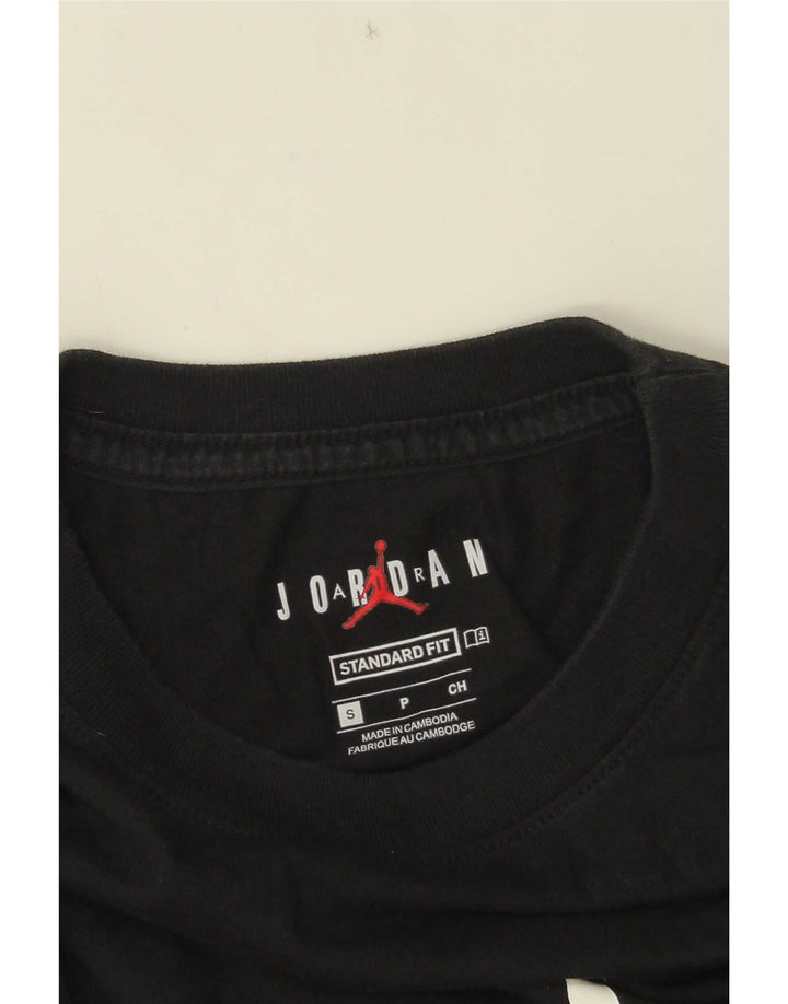 Camiseta Jordan Masculina Standard Fit Graphic Top Pequeno Preto