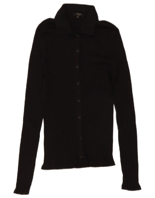 Cardigan feminino Massimo Dutti UK 12 médio preto