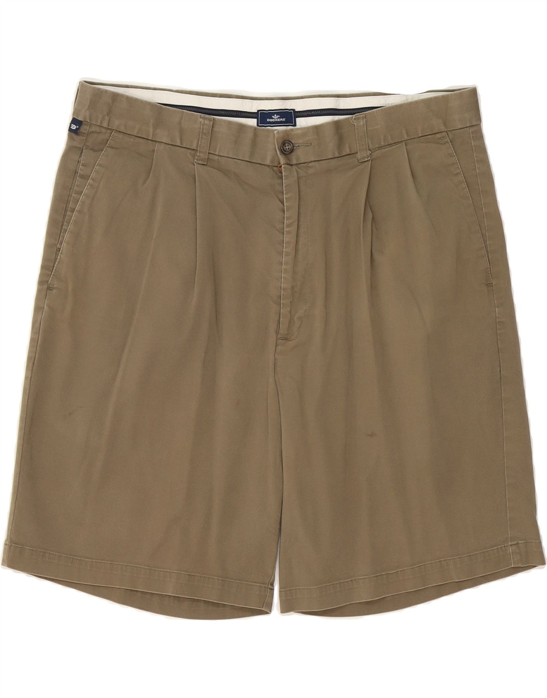 DOCKERS Mens Pegged Chino Shorts W38 XL Khaki Cotton Vintage Dockers and Second-Hand Dockers from Messina Hembry 