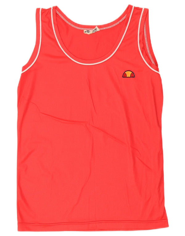 Colete masculino Ellesse Top médio rosa poliamida