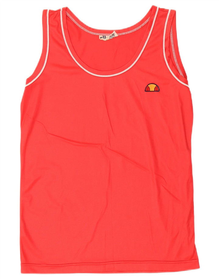 Colete masculino Ellesse Top médio rosa poliamida