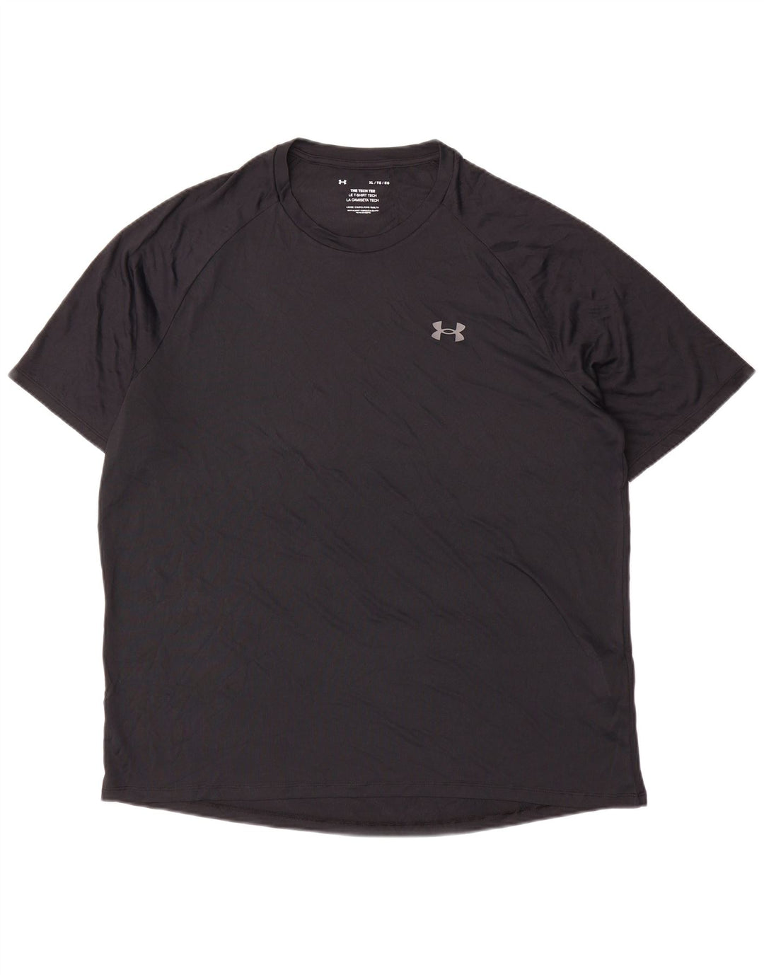 Camiseta masculina UNDER ARMOUR Top XL poliéster preto