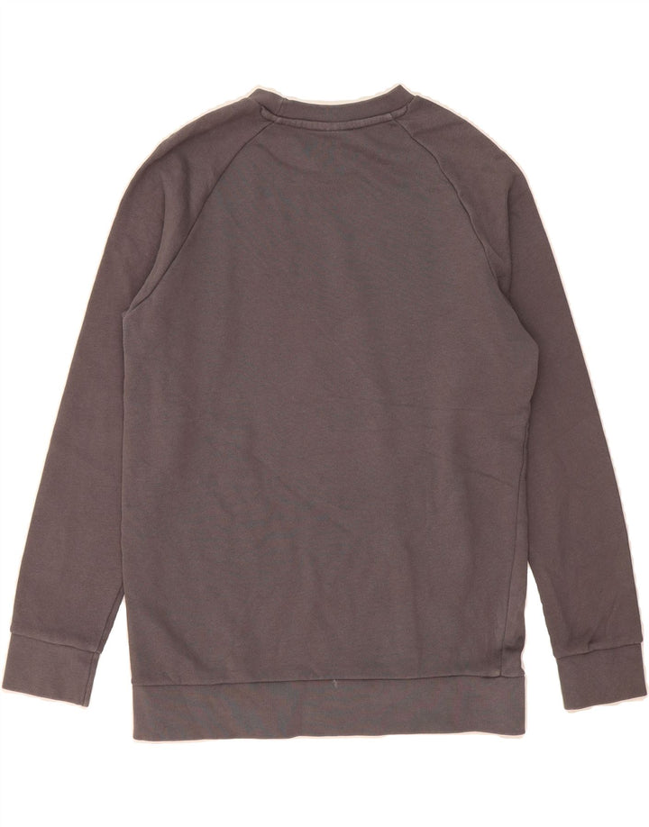 ADIDAS Mens Sweatshirt Jumper Small Grey Cotton Vintage Adidas and Second-Hand Adidas from Messina Hembry 