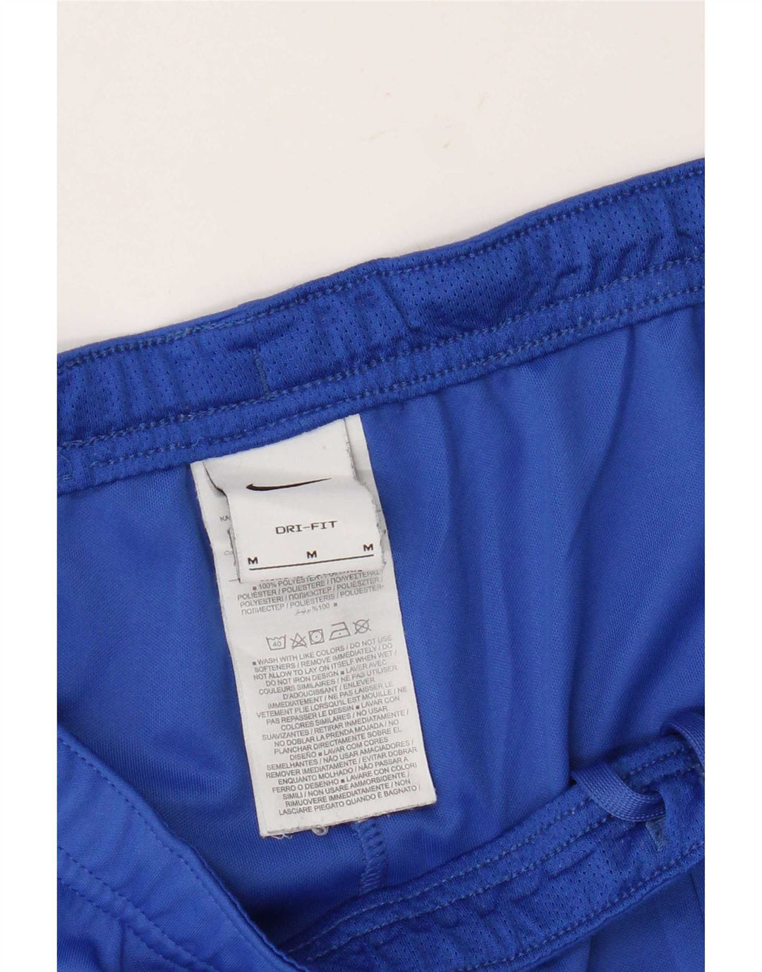 Nike Mens Dri Fit Sport Shorts Médio Azul Poliéster