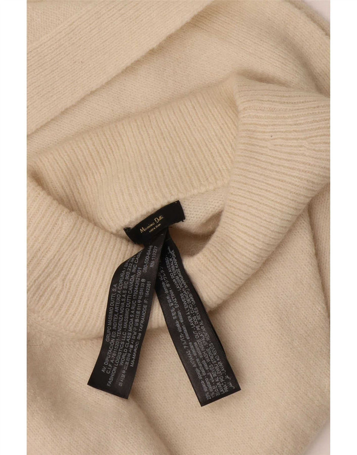 Regata feminina Massimo Dutti com colete Reino Unido 12 lã de alpaca bege médio