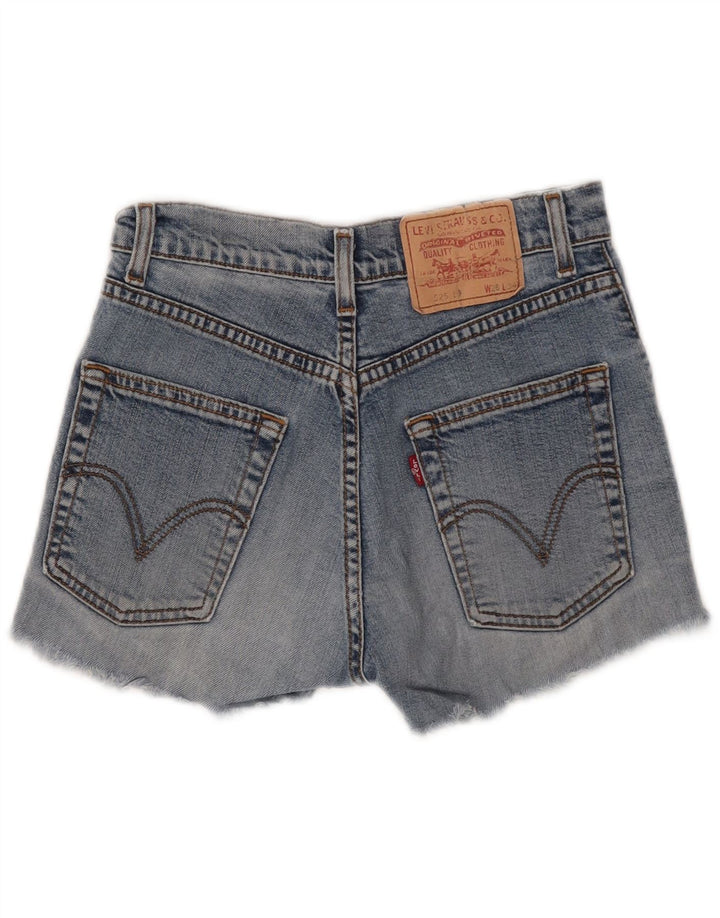 Shorts jeans feminino 525 da LEVI'S W28 azul médio