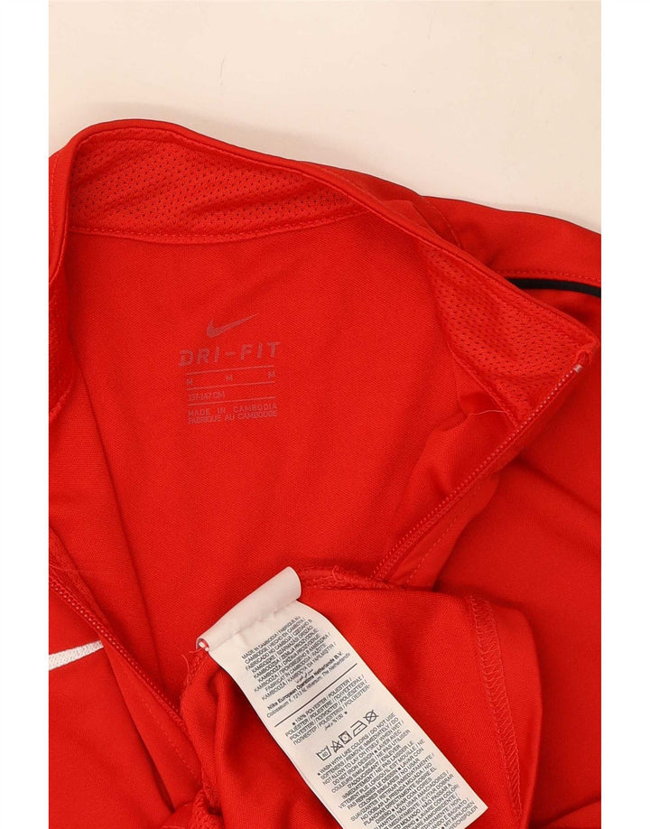 Jaqueta Nike Boys Dri Fit Tracksuit Top 10-11 Anos Médio Poliéster Vermelho